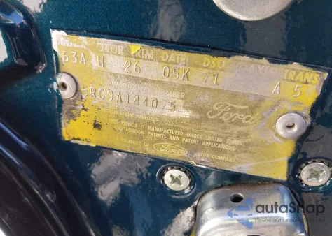 1965 Ford Mustang из США, поврежденный, VIN 5R09A144075